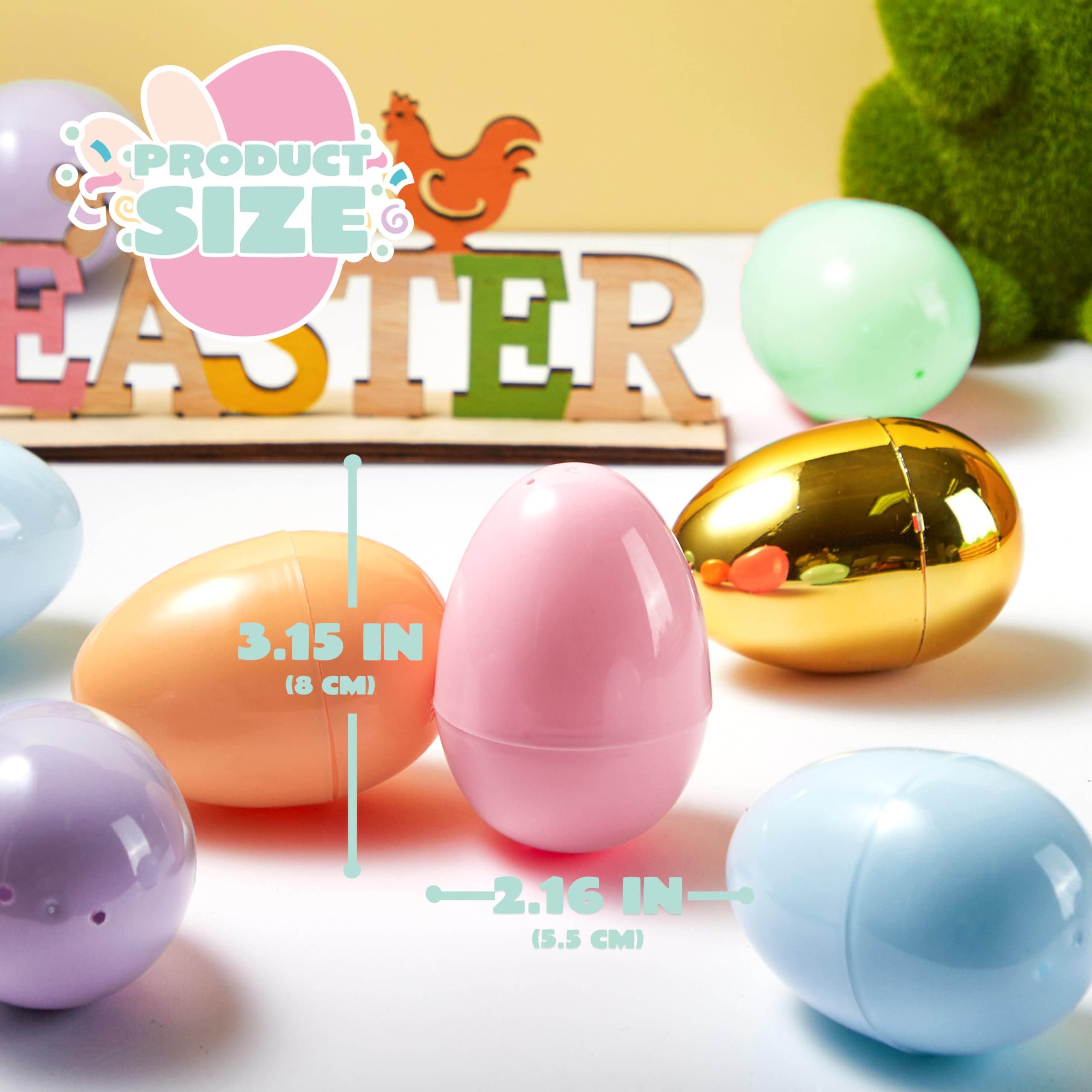 JOYIN bulk eggs ideal for Easter party favors and classroom activities.