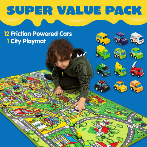 JOYIN Fire Truck pull-back toy adds action-packed role-play on the rug