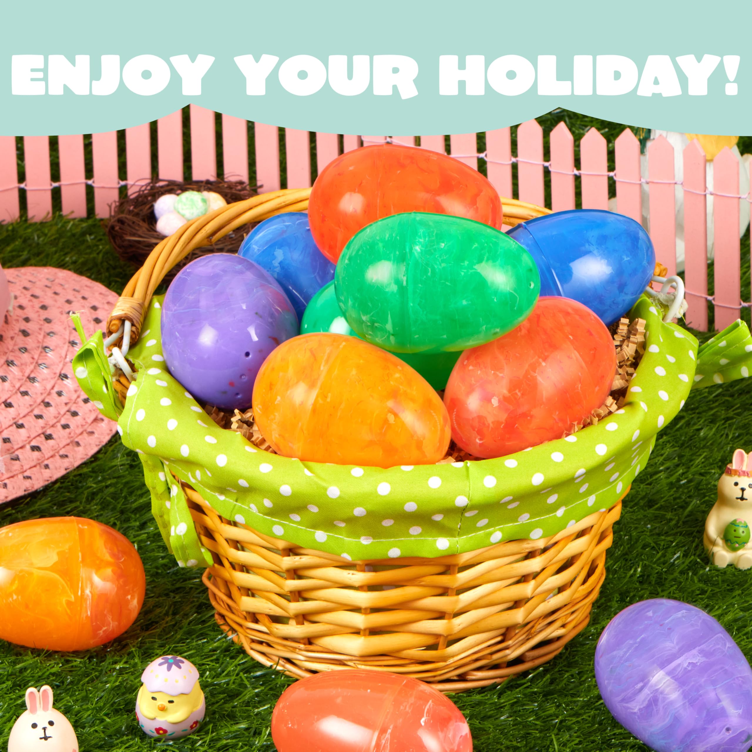 JOYIN glitter Easter eggs for party favors and decor