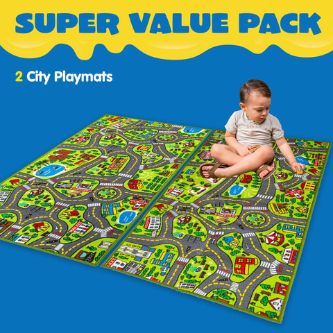 JOYIN Kids Play Rug City Life school scene supports role-play and language development.
