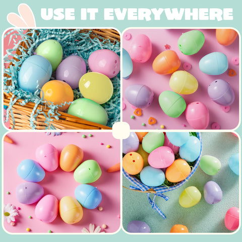 JOYIN durable plastic Easter eggs resist drops during egg hunts.