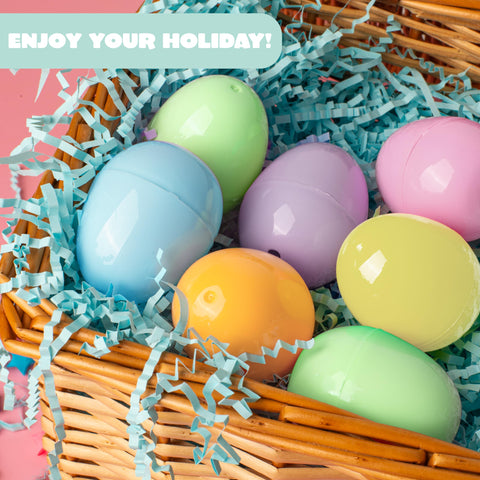 JOYIN bulk Easter eggs perfect for Easter baskets and treasure boxes.