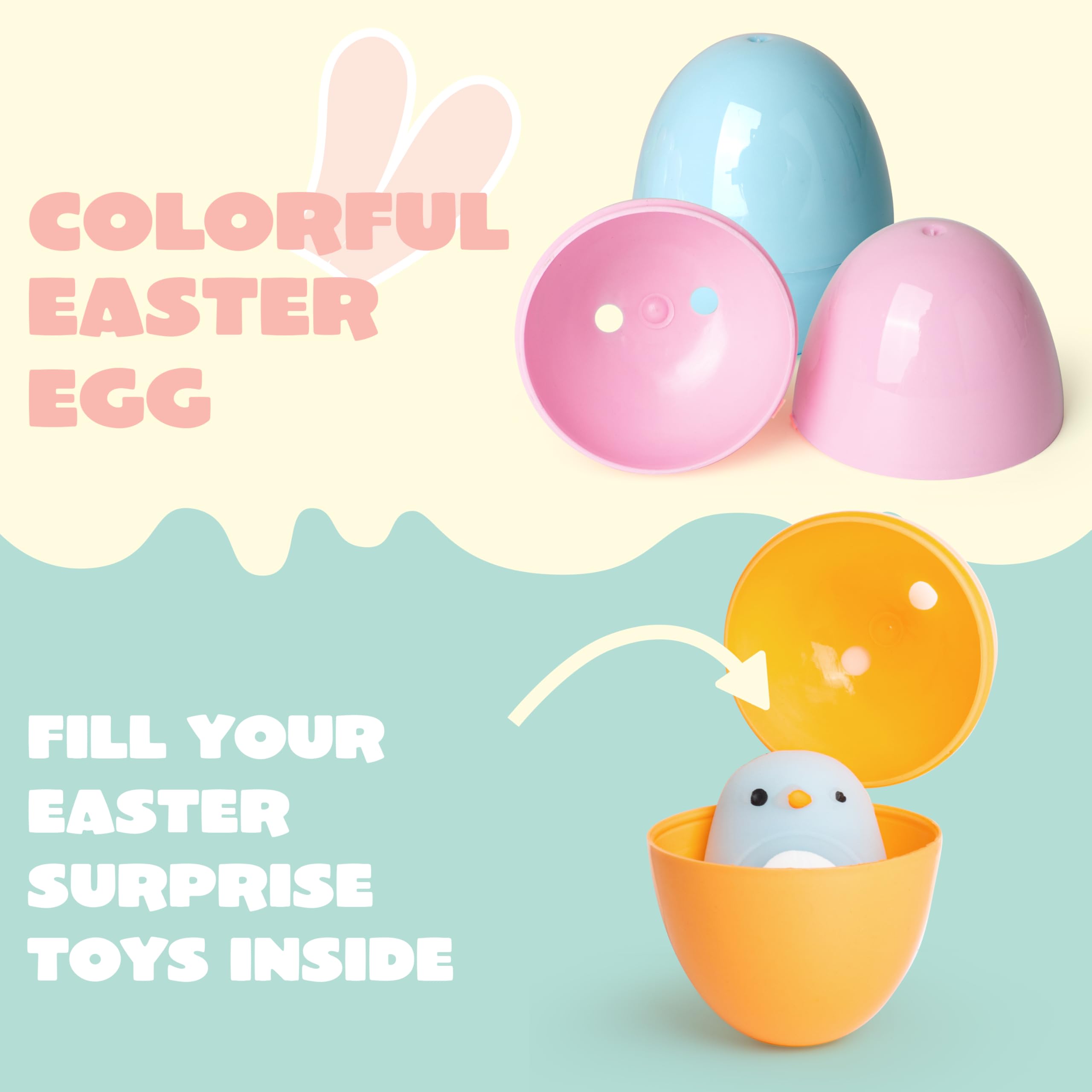 JOYIN pastel eggs show a six-color palette for vibrant hunts.