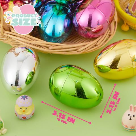 JOYIN eggs with smooth edges and durable plastic for safe play.