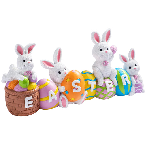 JOYIN bunny egg centerpiece is ideal for Easter gatherings and office decor