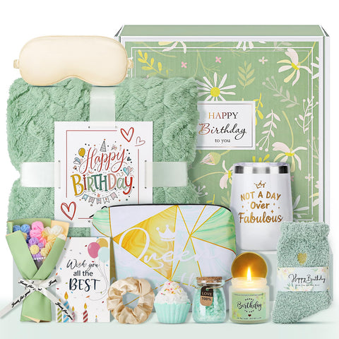 Joyliss birthday gifts box featuring vanilla coconut theme, a thoughtful treat for her special day.