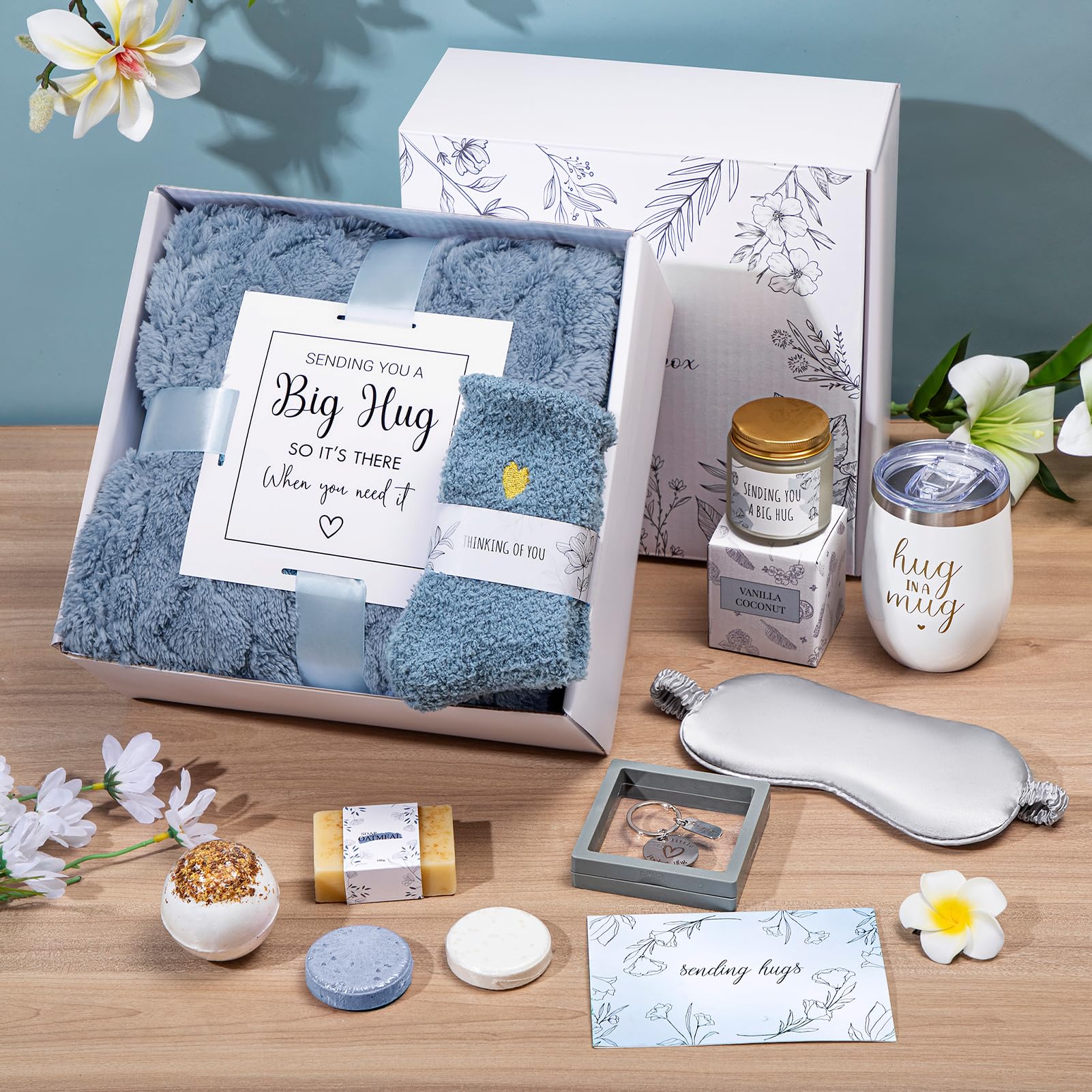 Joyliss handmade soap provides gentle cleansing in the care package.