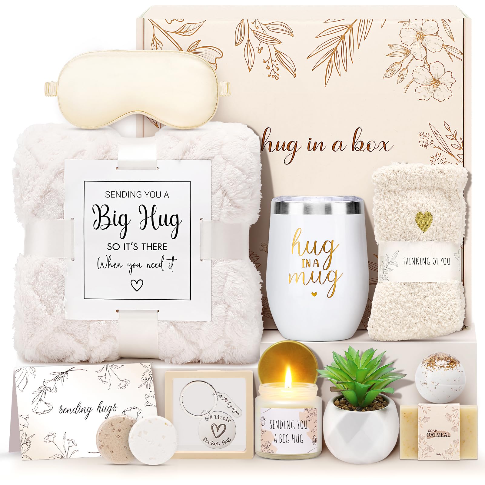 Joyliss hug in a box mother’s day gift basket offers comforting support for loved ones.