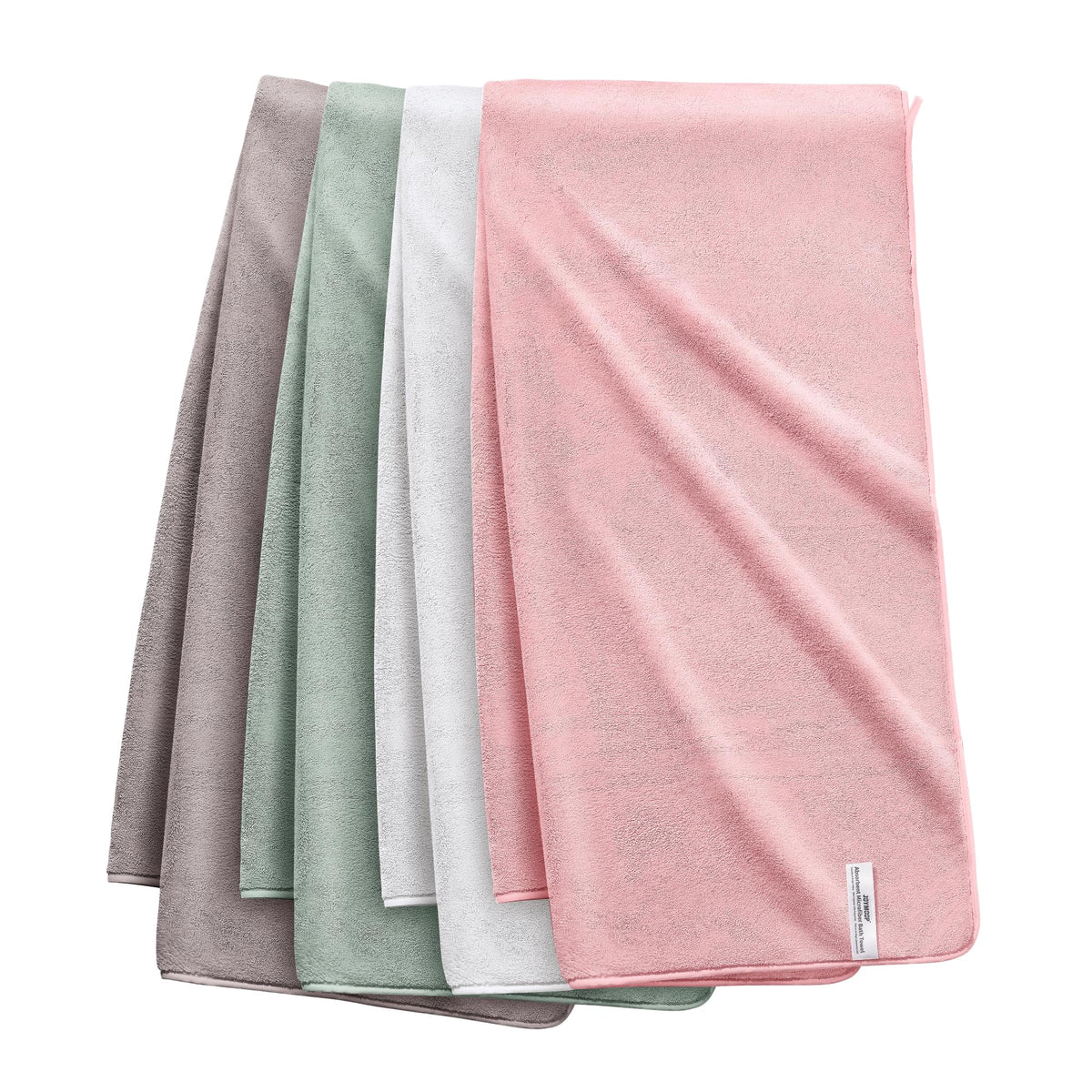 JOYMOOP bath towels 4-pack 60x30 for quick-dry daily use.