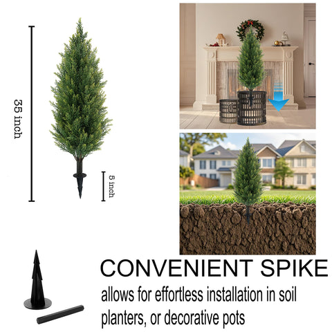 JoyPower 2-pack topiary ready to use straight from the box