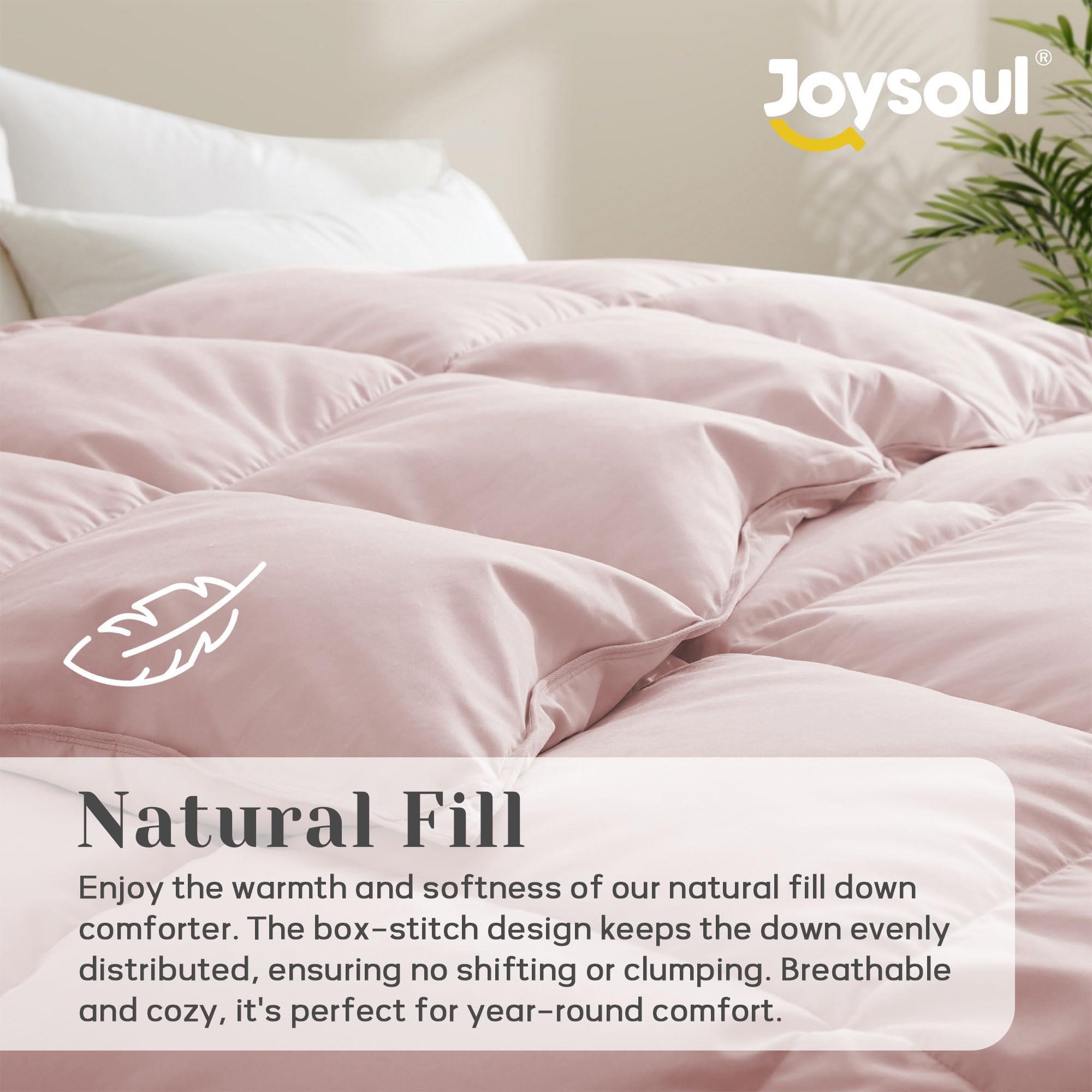 JoySoul queen size comforter corner tabs securing duvet cover