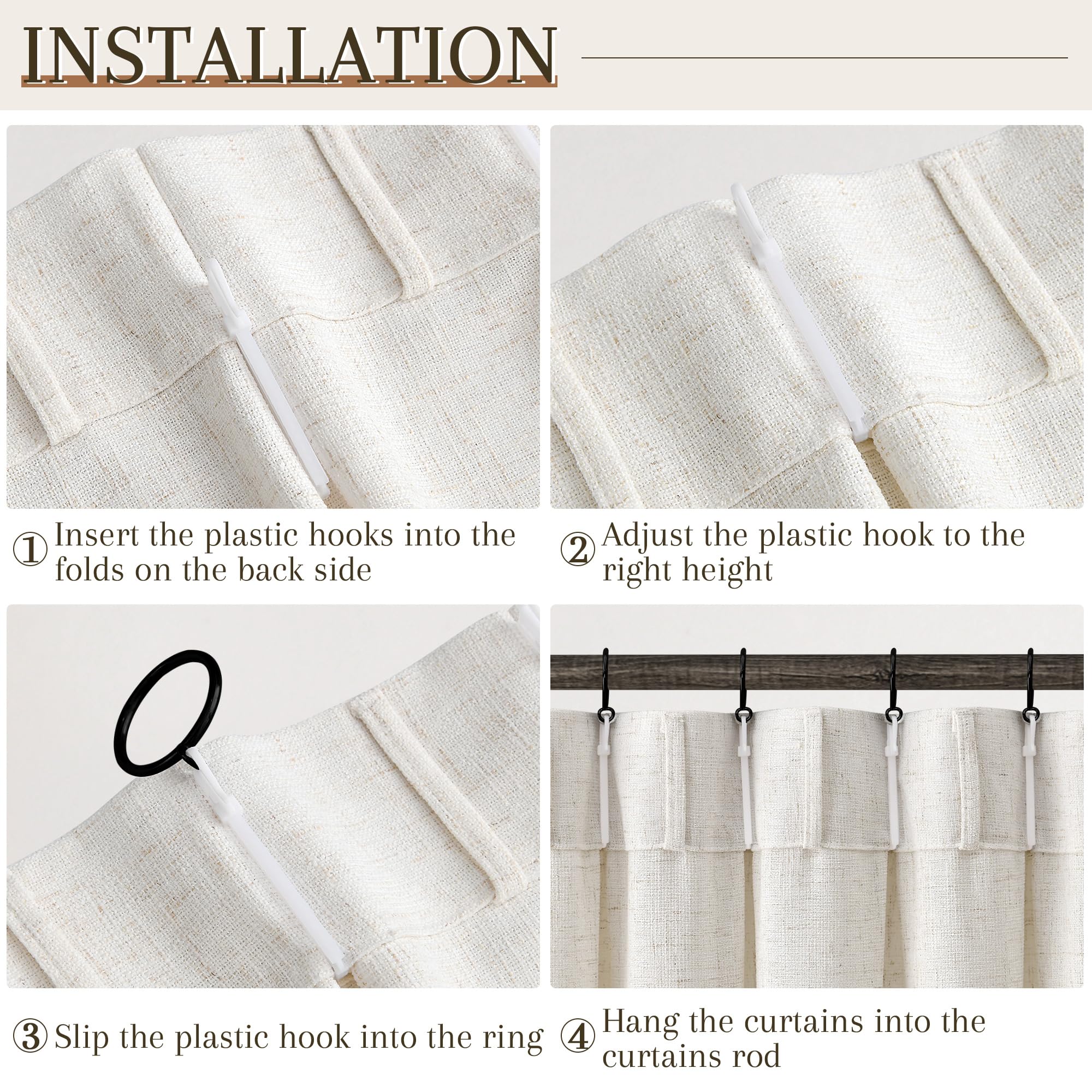 Joywell machine-washable curtains simplify upkeep with cold-water care