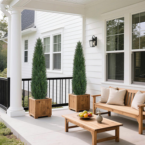 jozhenju cedar topiary low-maintenance decor that stays fresh year-round.