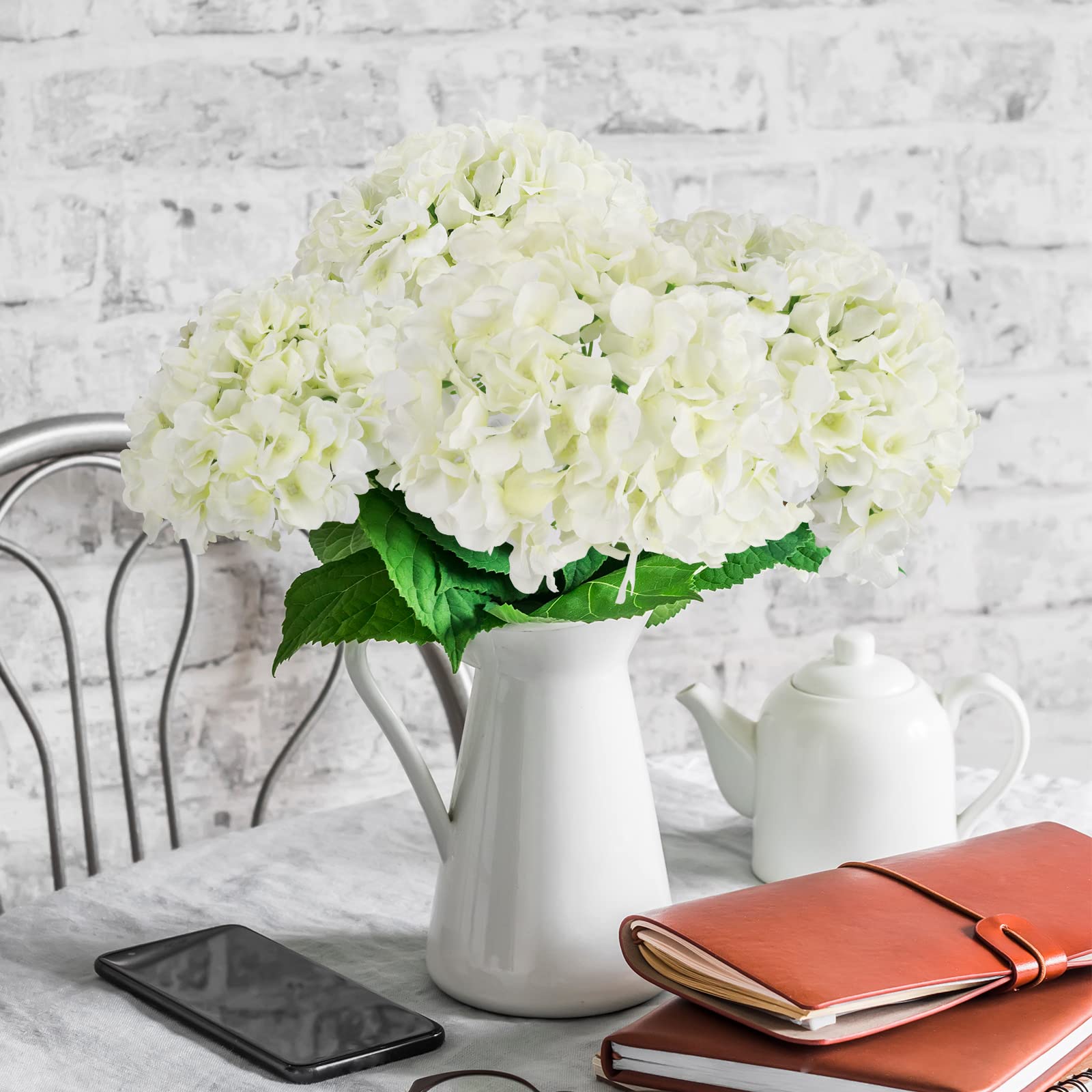 JPSOR package of 40 hydrangea heads for easy decor