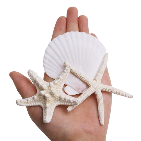 JQAQJU mermaid craft ideas with seashells and garlands.