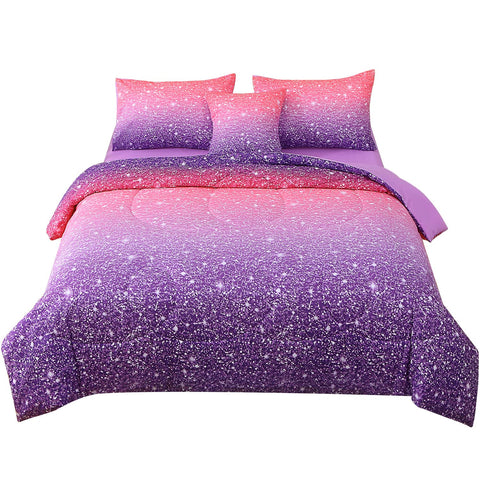 JQinHome two envelope pillowcases add neat, wrinkle-free accents to the set.