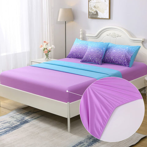 JQinHome cushion cover adds decorative accent to bed.