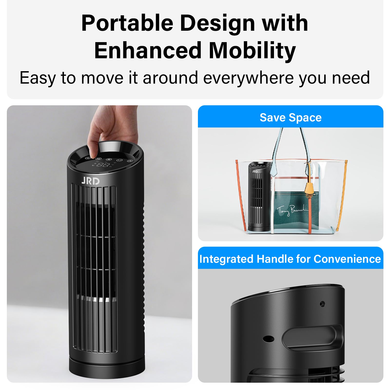 JRD four modes including Natural and AI tailor airflow