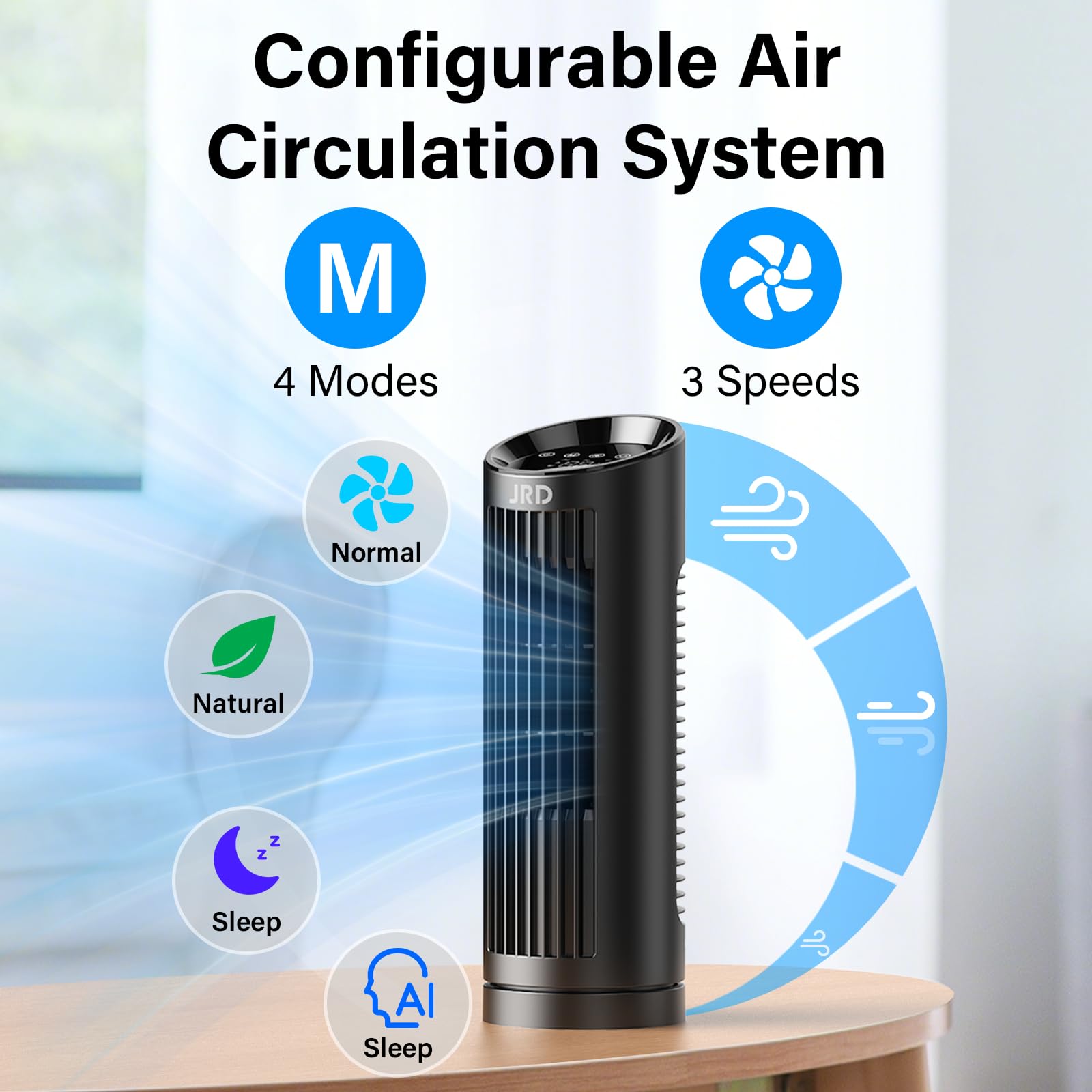 JRD sleep mode creates quiet nights for better rest