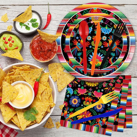Jremreo Fiesta napkins add color and quick cleanup after bites