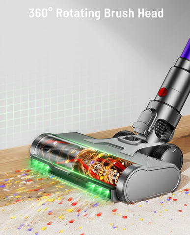 JRFYHFT V16 Pro 1.8L dust cup enables fewer interruptions during cleaning.