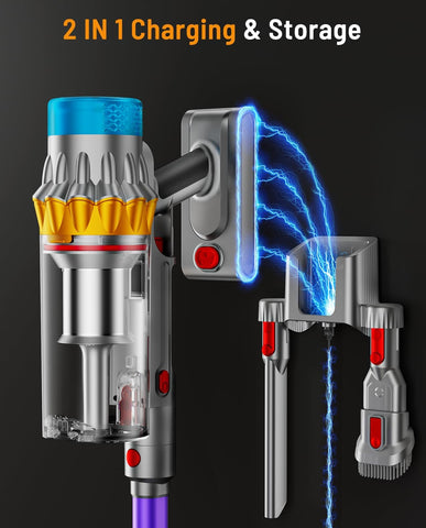 JRFYHFT V16 Pro green light helps pick up fine debris in corners.