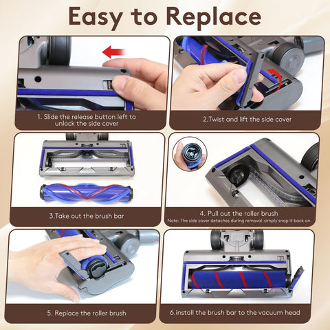 Jruav compatible with hard floors and tiles for precise debris pickup