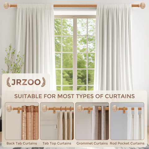 JRZOO brackets and anchors provide secure mounting for window treatments