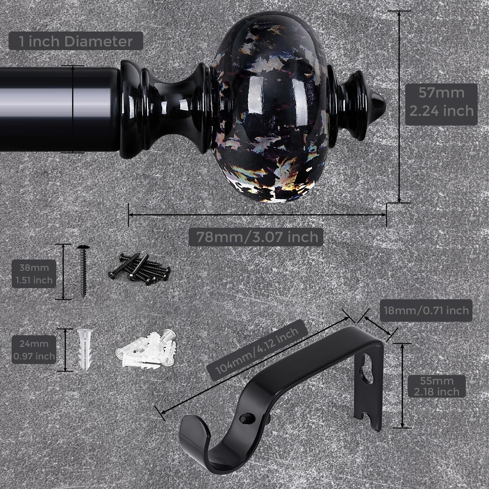JRZOO included hardware ensures quick setup
