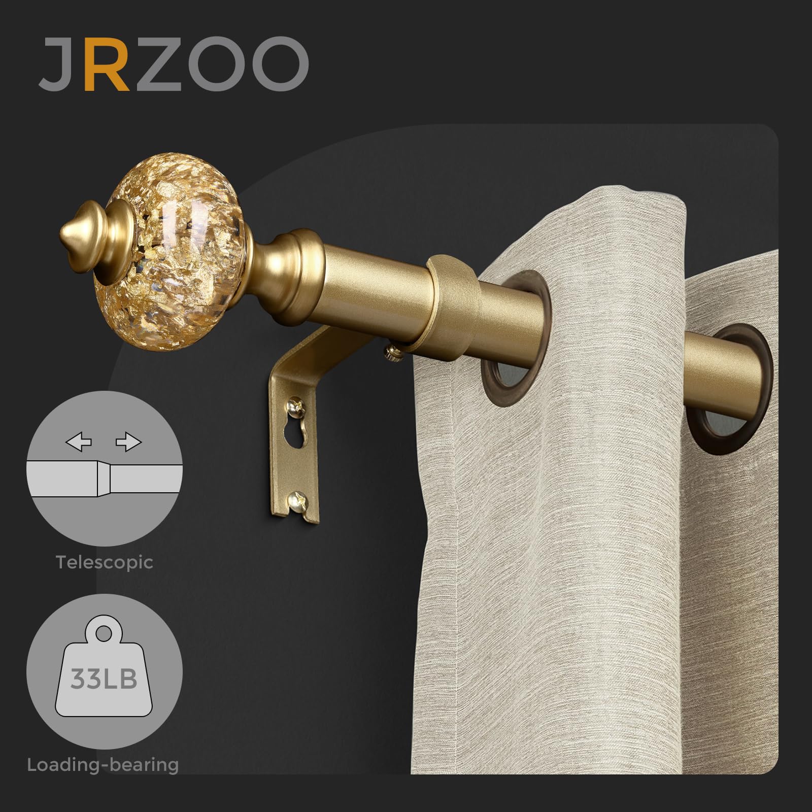 JRZOO installation guide supports confident mounting of curtain rods