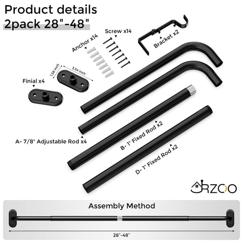JRZOO modern minimalist look fits living rooms, bedrooms, and more.