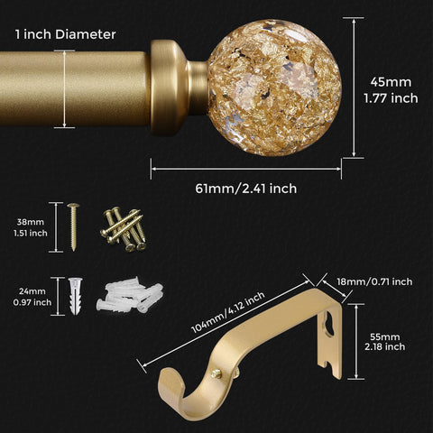 JRZOO telescoping rod adjusts from 30 to 88 inches for versatile window fit