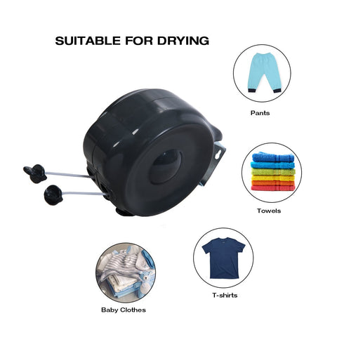 JS HANGER 30m portable clothes-drying-line for flexible travel or camping drying