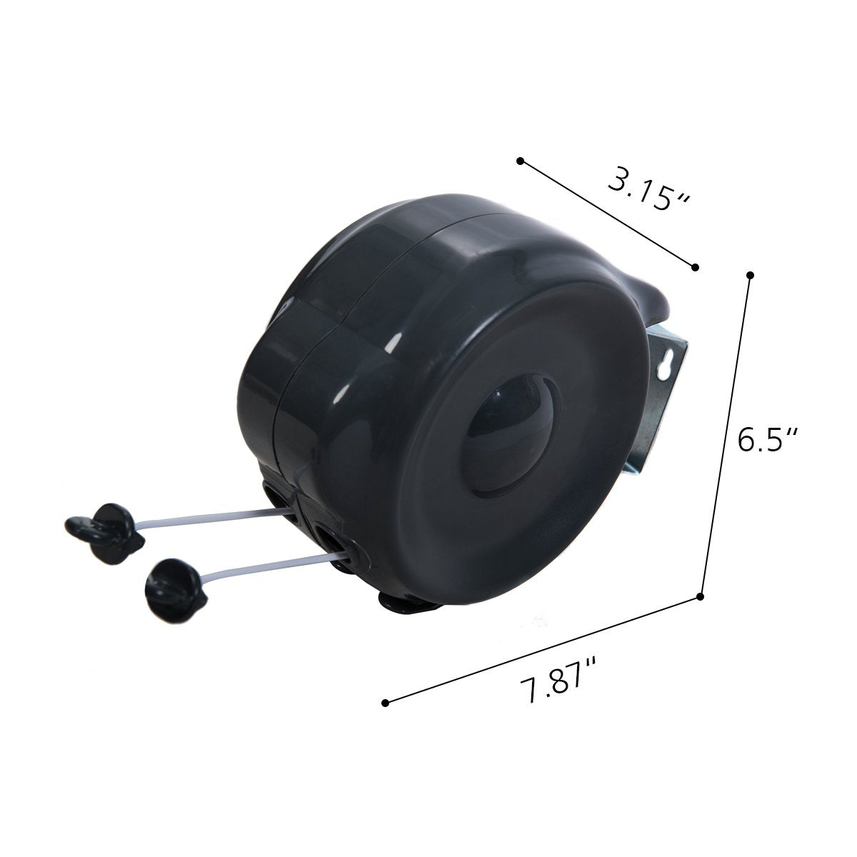 JS HANGER double-lines clothesline for organized air-drying in indoor and outdoor spaces