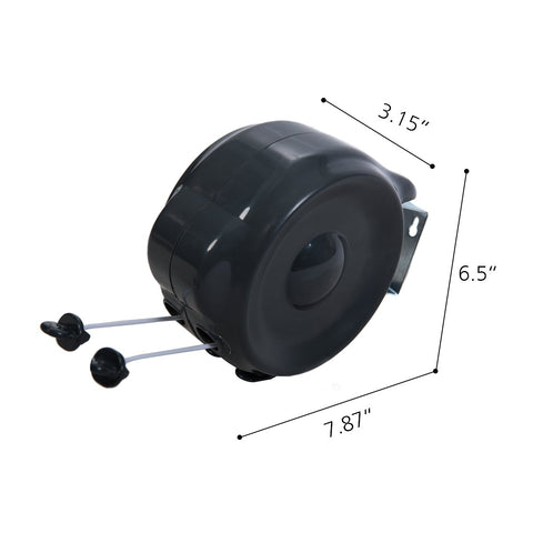 JS HANGER double-lines clothesline for organized air-drying in indoor and outdoor spaces