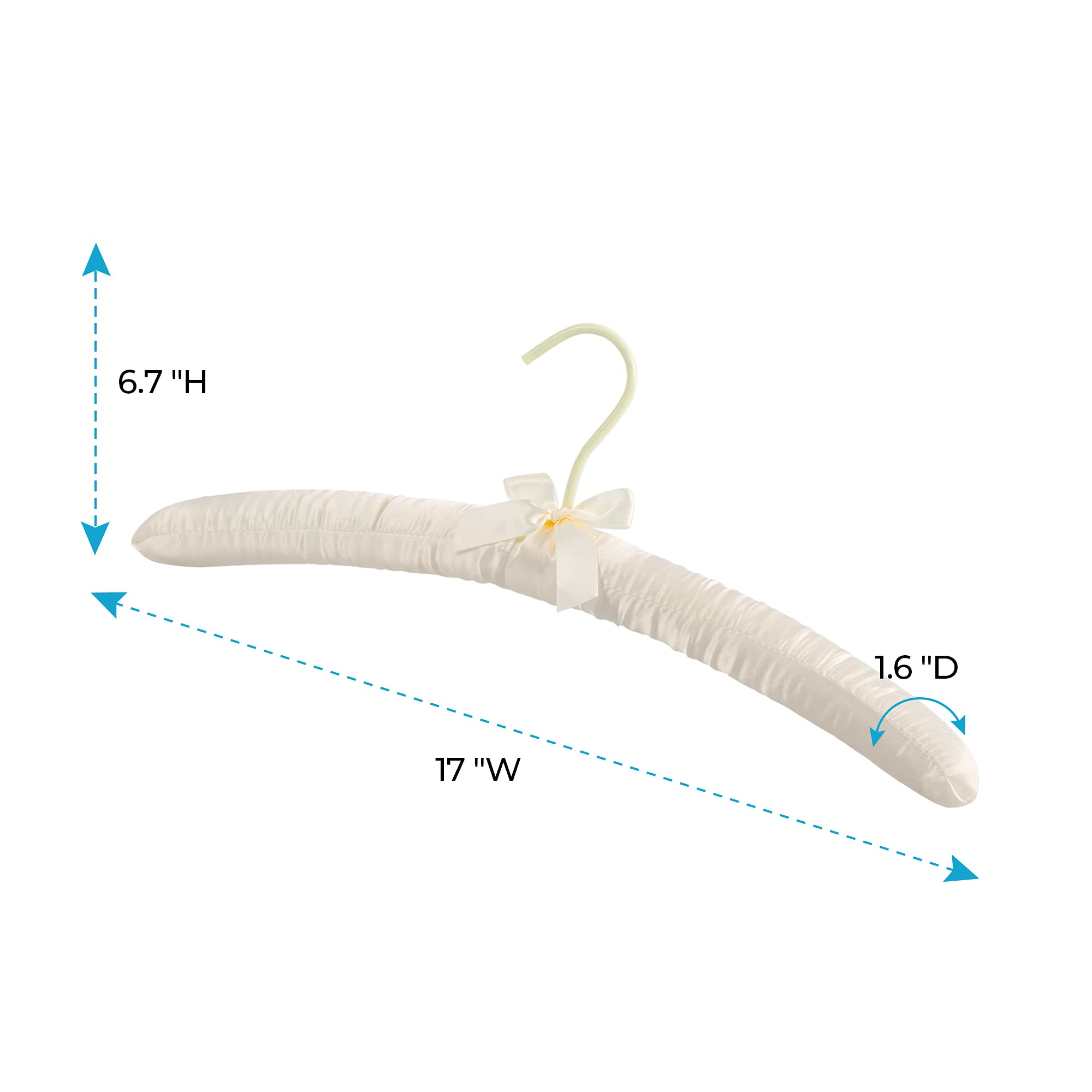 JS HANGER heavy-duty padded hanger supports heavier outfits reliably.