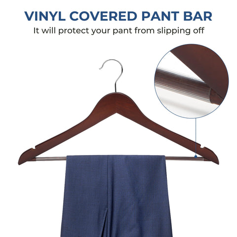 JS HANGER 360-degree swivel hook for easy access and garment steaming.
