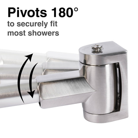 JS Jackson Supplies brushed nickel finish complements modern bathroom decor