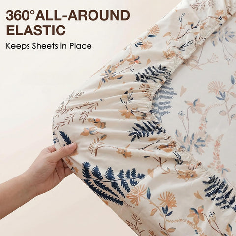 JSD Boho Floral pattern-detail close-up emphasizes contemporary botanical design