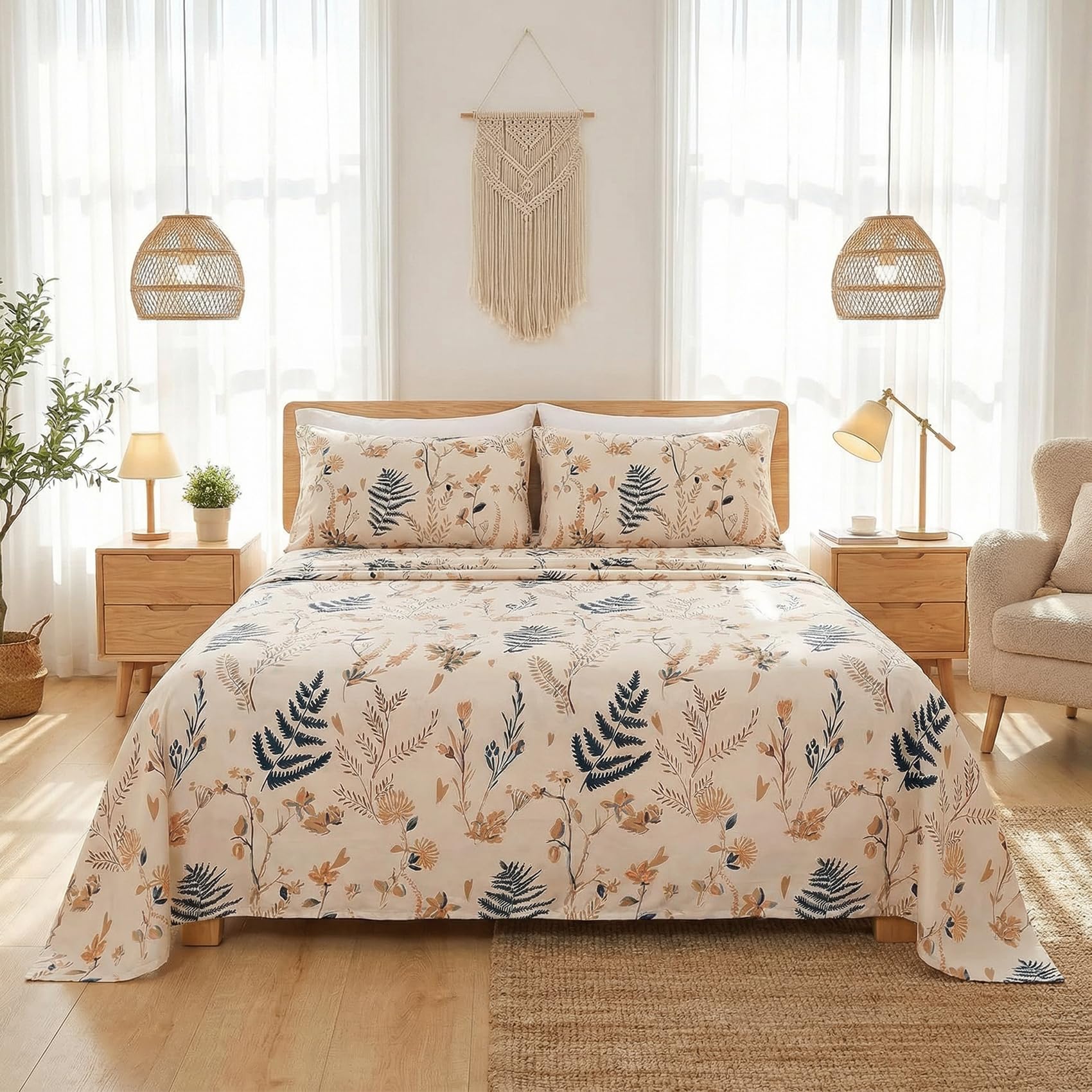 JSD Easy-care microfiber promotes quick washing and low-maintenance upkeep