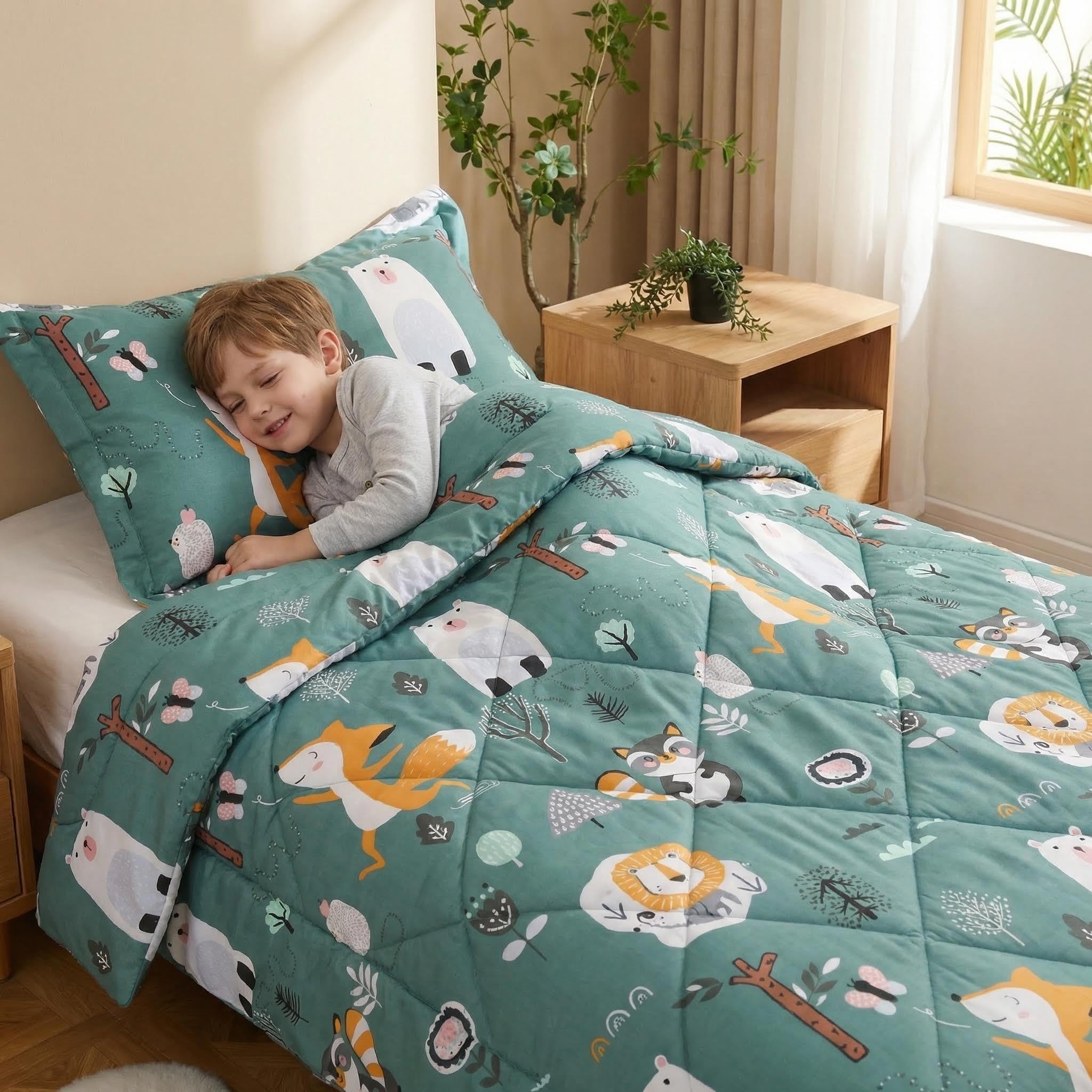 JSD microfiber fabric is machine washable for busy parents.
