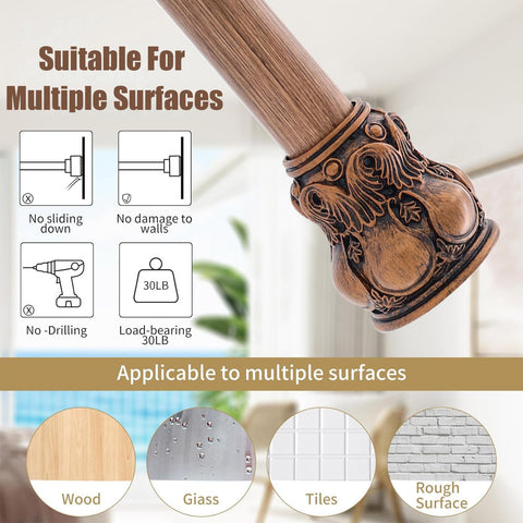 JTDTH easy installation with telescoping sections for quick setup and precise sizing
