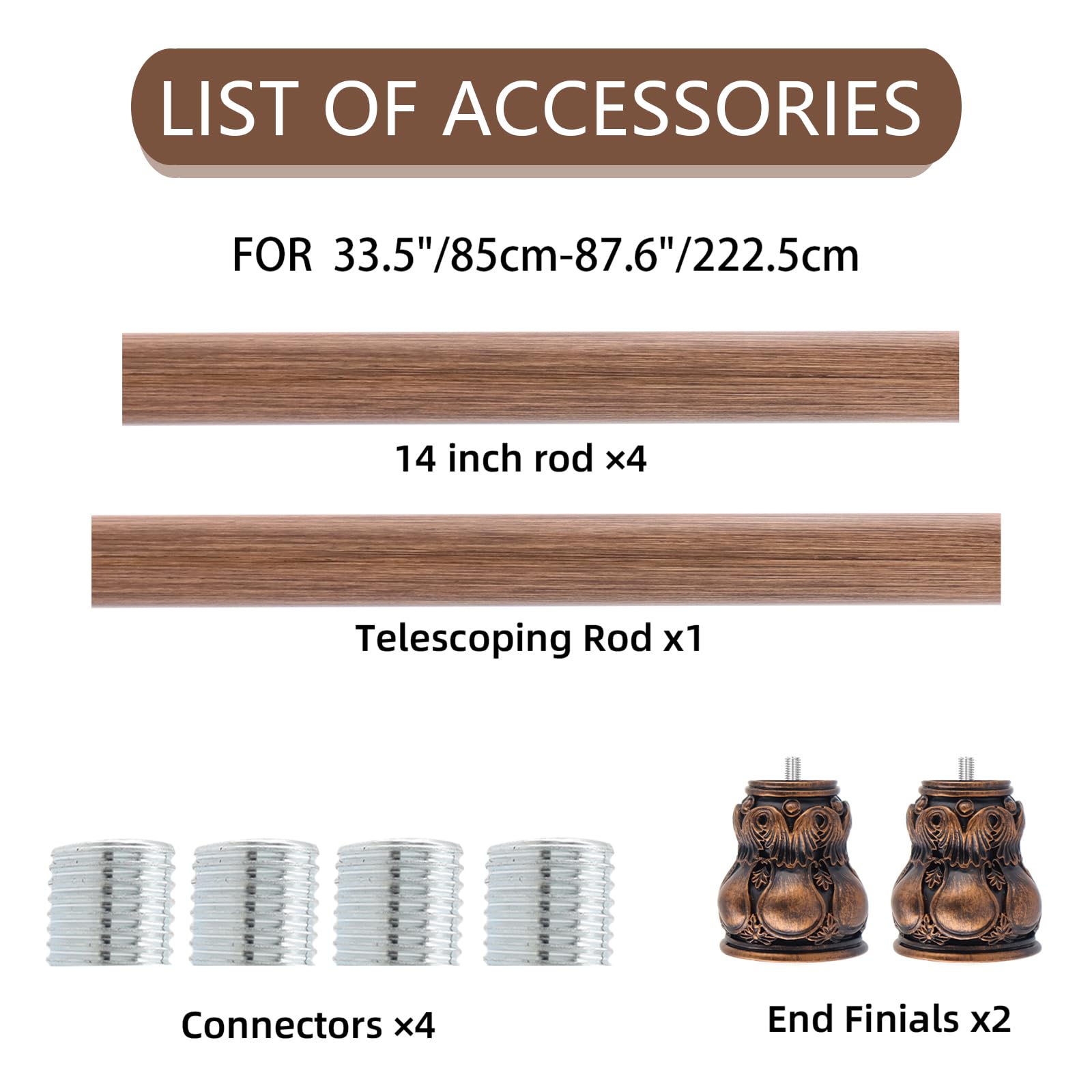 JTDTH versatile wood grain rod in a cozy living room setup