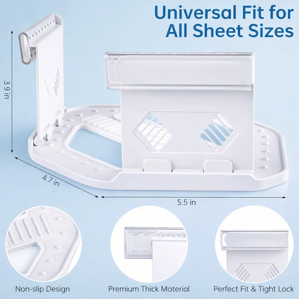 JTNFSH universal-fit system works with most mattress sizes for flexible use.