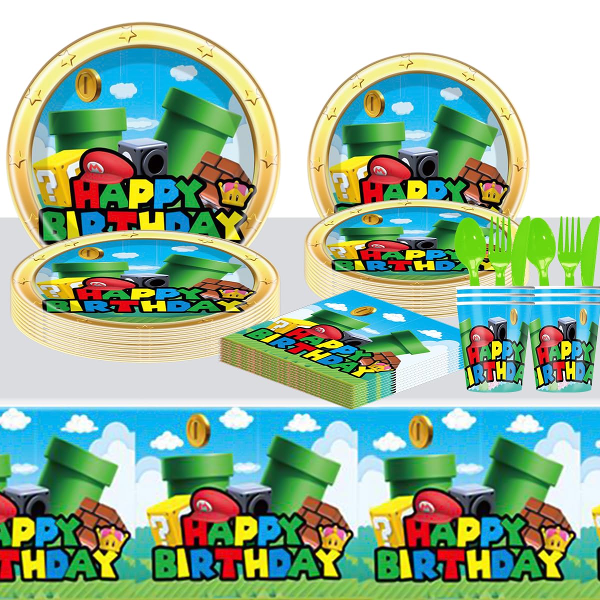 JU XIN 81Pcs video game napkins for quick cleanup during games.