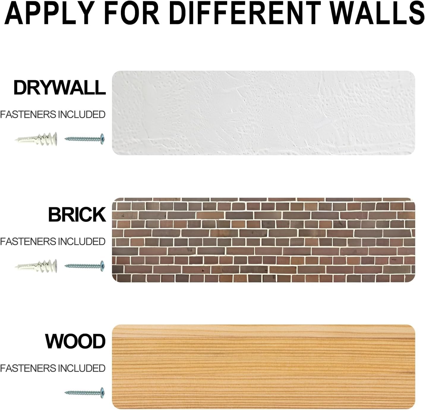 Jubilander wall shelves quick-install kit for fast setup