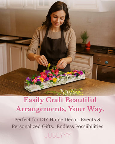 JUBLYYY pruning shear included simplifies quick floral arrangements.