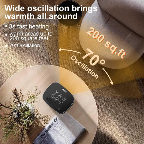 JIBUFI ECO mode maintains comfortable warmth while saving energy.