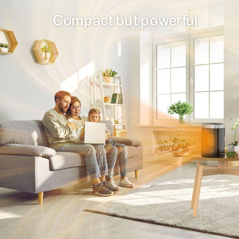 JIBUFI remote control for convenient heater adjustment from across the room.