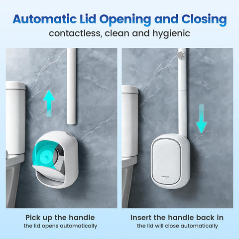 JUDRDO auto-opening storage caddy simplifies head replacement after use